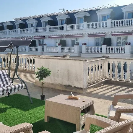 Top Floor Beach Apartment In Golem Albania With Private Rooftop Sleeps 8 To 10