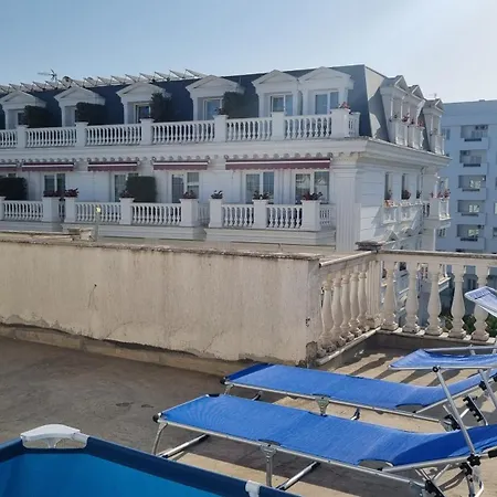 Top Floor Beach Apartment In Golem Albania With Private Rooftop Sleeps 8 To 10